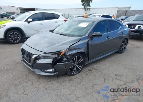 2021 Nissan Sentra Sr Xtronic Cvt z USA, uszkodzony, nr VIN 3N1AB8DV6MY228876